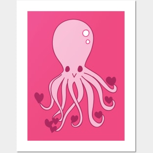 Love Octopus Posters and Art